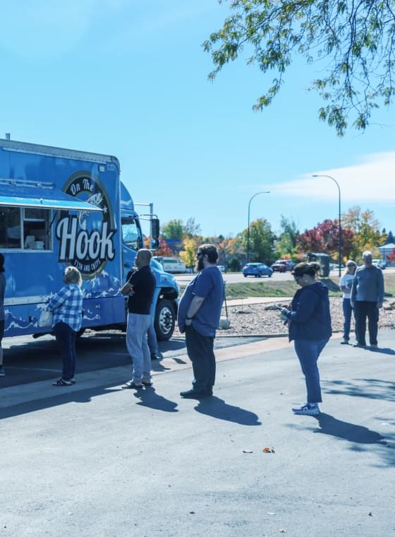 The food line at hook fungon